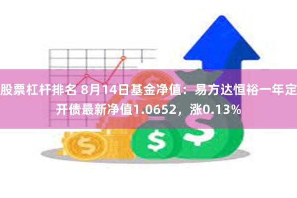 股票杠杆排名 8月14日基金净值：易方达恒裕一年定开债最新净值1.0652，涨0.13%